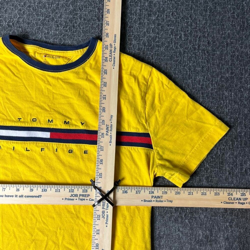 Tommy-hilfiger Men's Yellow T-shirt - Picture 4 of 6